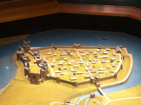 Caenarfon in miniature. Anyone for Warmaster?