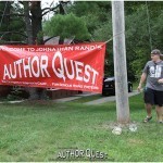 The official Author Quest sign is now up