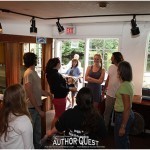 The staff is beginning to assemble