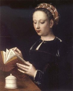 'Mary Magdalene Reading' by Ambrosius Benson