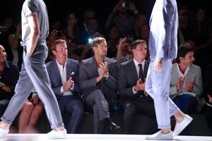 Brad Richards at a New York fashion show, September 2012