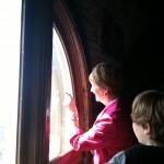 Rep. Steckman pointing out to Sam where his house is.