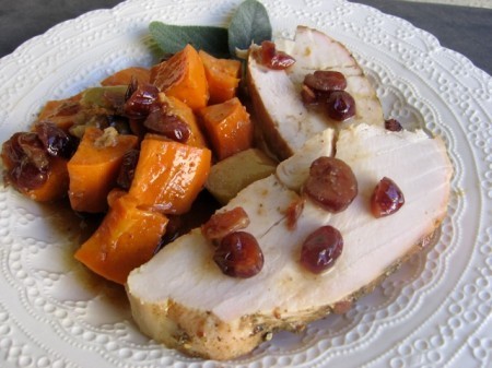 Turkey Tenderloin & Sweet Potato Skillet