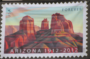 Arizona Centennial Stamp - Carol Cox