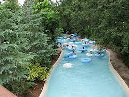 Most hotels have a water feature of some sort, like this lazy river.