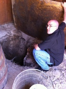 On the set of GHOUL.