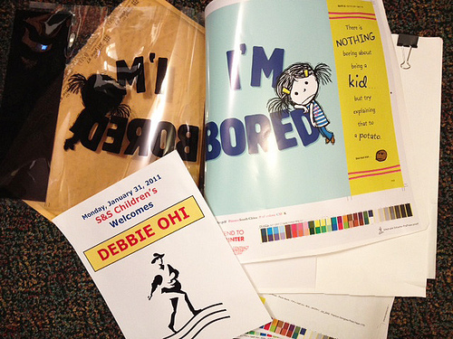 Color Proofs for I'M BORED (Simon & Schuster, 2012)