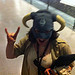 Ashley from fire breathing robot!