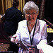 The gog.com booth hired YOUR GRANDMA to bake & distribute free cookies!