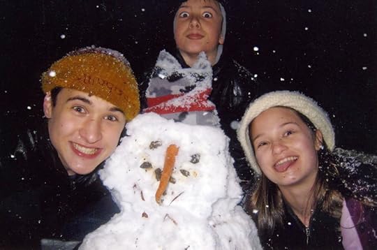 Three of my favorite Larkin fans in a rare South Carolina snow.
