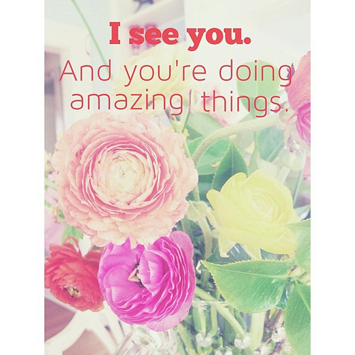 This is for you. What you're doing matters and it makes a real difference. Xxo