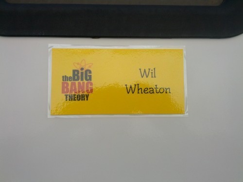 It's laminated and everything, so you know it's serious business.