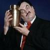 Paul Bearer, a real-life mortician, in his role as WWE's 