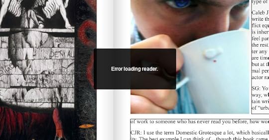 I'm not sure why I received this error message (I could read the issue just fine) but the language seems strangely apropo.