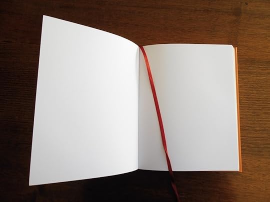 blank book pages in journal