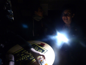 ouija board, Rothley train station