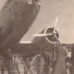 Hand fueling a DC-2, 1936