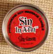 Sin in a tin Candle