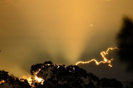 Gold lining on clouds