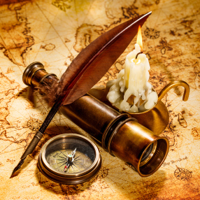 bigstock-Vintage-compass-quill-pen-sp-45049453