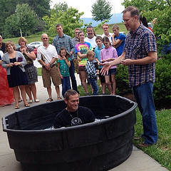 Love this privilege. Never gets old. #baptism @northstarfamily