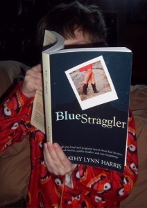 Galley Proof of Blue Straggler, a novel by Kathy Lynn Harris