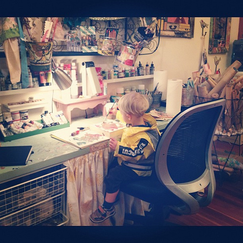 He has the best time. Love watching h go for it.