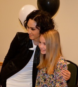 A wonderful young fan at Sacramento book signing...so awesome to connect with the dreams when we're young!