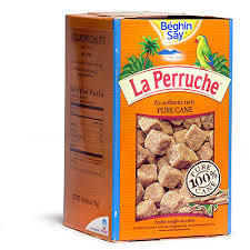 Rough Cut Brown Sugar Cubes.