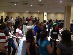 Buffy singalong. Picture credit: Nineworlds Geekfest