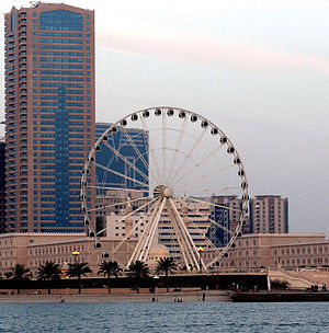 The beach of Sharjah