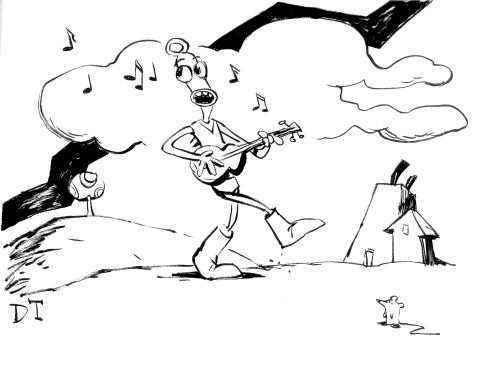 Inktoberfest the 14th - Willie Sings!