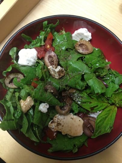 vegan caprese salad