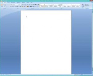 blank page