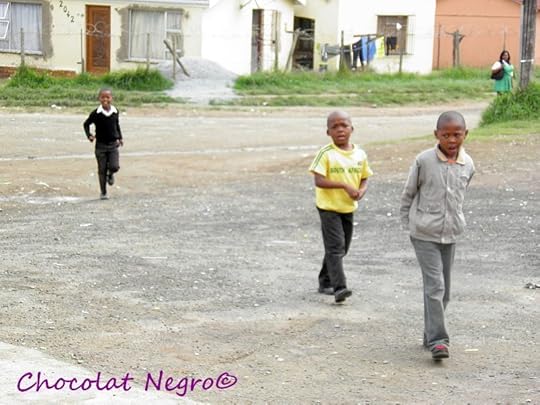 Teh children of Mdantsane enjoy times with their friends after school 