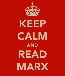 'Keep Calm and Read Marx' poster