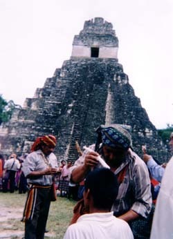 Mayan priest performing healing Whats missing in college Crystals?