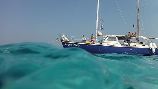 Rory and me on the boat