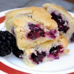 blackberry blondies