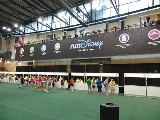 2013 runDisney Tower of Terror 10 Miler Expo at Josten's Center.