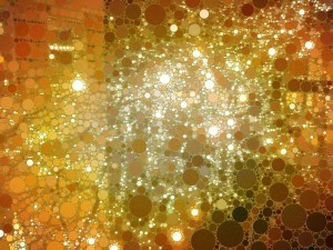  Abstract image accompanying an article about how to write elaborate or wordy prose by writer Cat Rambo. 