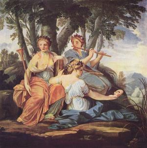 Clio, Euterpe et Thalie by Eustache Le Sueur (1616–1655) (courtesy Wikimedia Commons)
