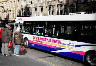 There's Probably No Dawkins bus campaign