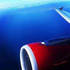 Virgin America over Punta Mita