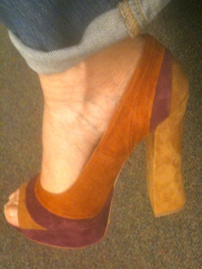 Ms. Smith appears to love wildly stylish, tall shoes. Maybe not these... @2012 CEVidean