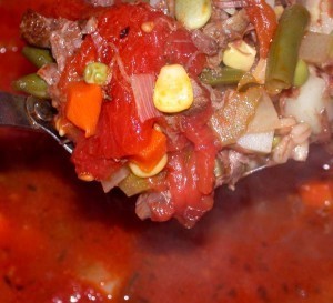 Vegetable Beef Soup - This is gonna be gooooooood