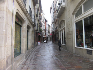 Narrow street, old quarter.