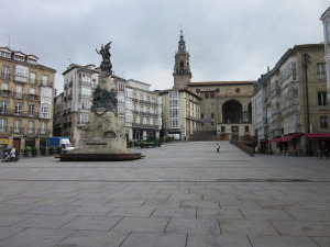 The Plaza de la Virgen Blanca.