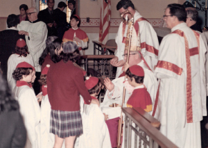 My confirmation, 1971, St. Richard's Church. Copyright Ellen Hrkach