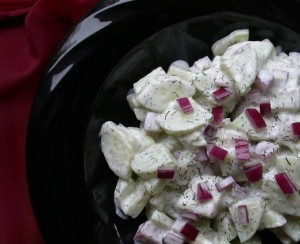 Dill Cucumber Salad